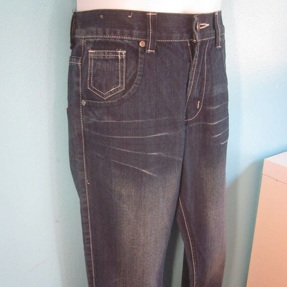 Mens Ranger Jeans 100% Cotton Size 30 X 32 Dark Wash Like New - Picture 9 of 11